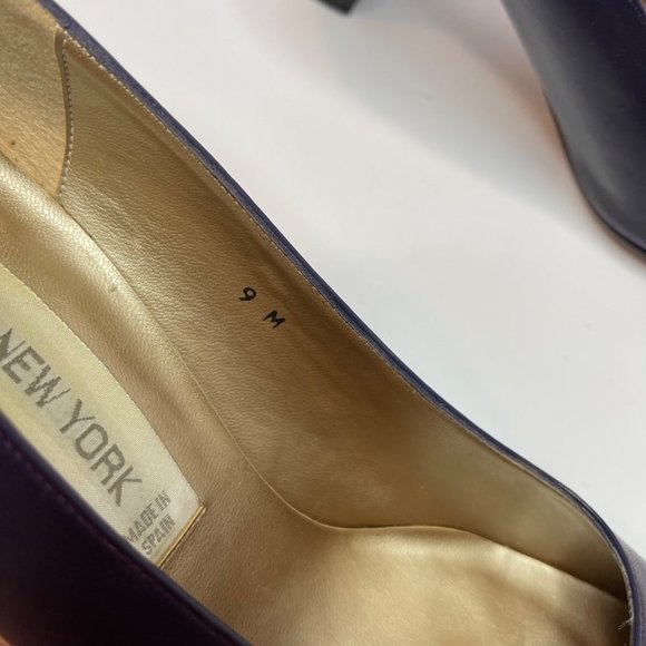 Jones New York Vintage Purple Leather Pumps - Picture 4 of 12